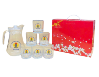 Ly thủy tinh mẫu 12