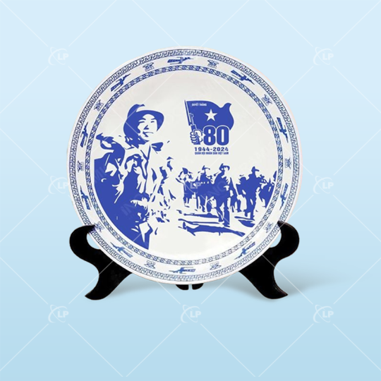 Đĩa trưng bày kỷ niệm quân đội - LPDBT04