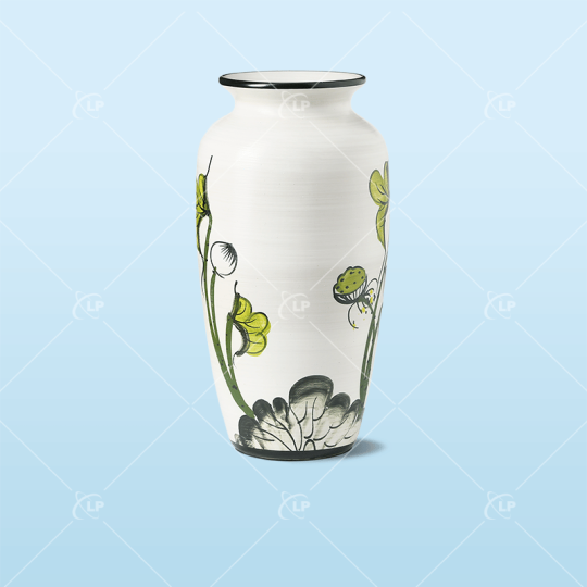 Lọ hoa sen xanh - LPLH06