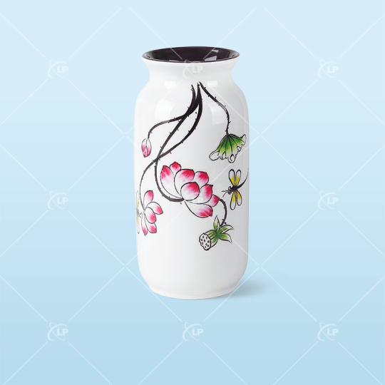 Lọ hoa trụ sen dây - LPLH13