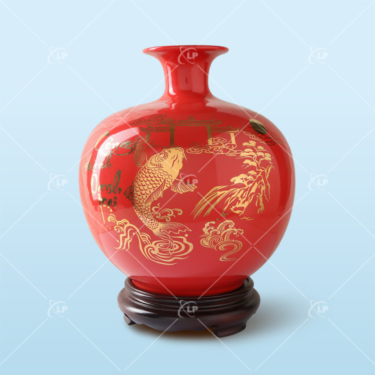 QHL men đỏ chép vượt vũ môn - LPQHL06