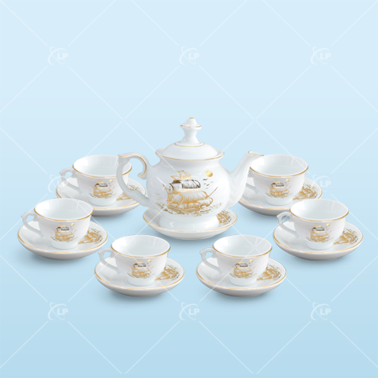 Set ấm chén đài các Thuận Buồm Xuôi Gió - LPBTT30