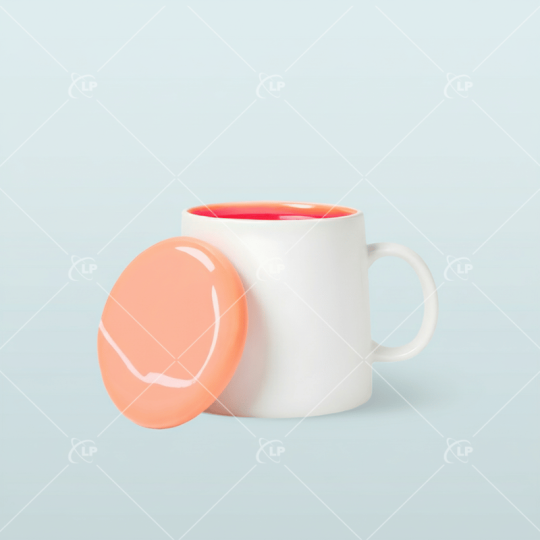 Tách sứ quai to có nắp tiện lợi - LPLS16